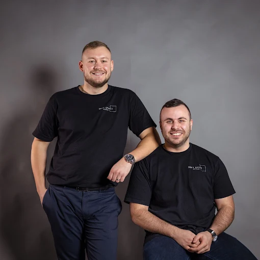 Jordan Kidis and Dan Goulbrev, founders of Grey Space Advisory